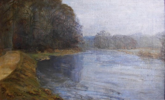 Aaage Bertelsen Landscape Oil Painting