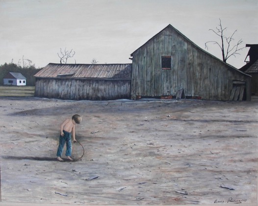 Bruce Barton Penney Large Oil Painting