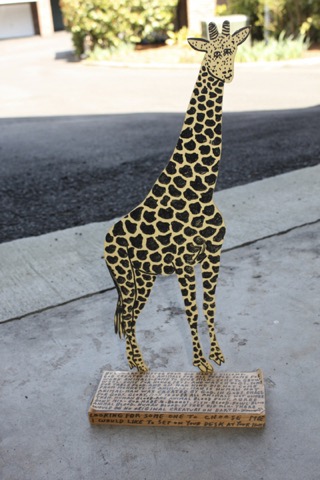 Reverend Howard Finster Giraffe 1990