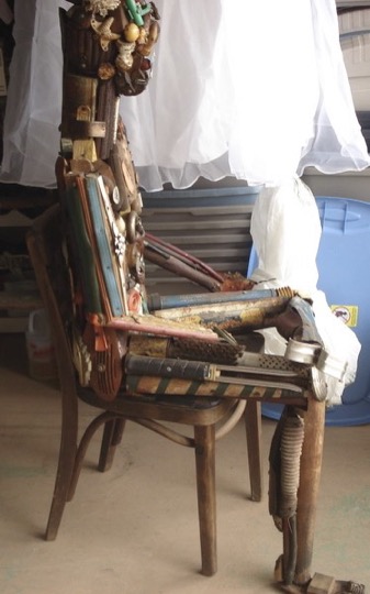 Leo Sewell Found Object Female Sculpture